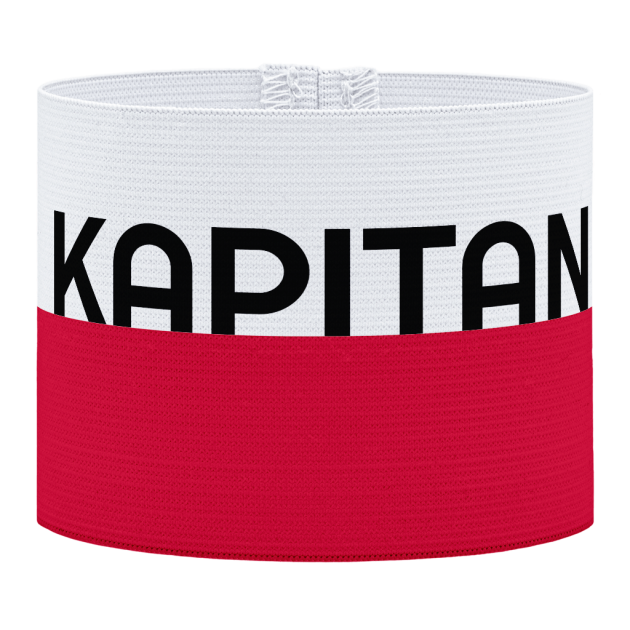 Kapitan aanvoerdersband, Poolse aanvoerdersband, aanvoerdersband in het Pools, voetbal, Aanvoerdersband, captain armband specialist, de aanvoerdersband specialist, hockey, volleybal, met klittenband aansluiting, met standaard stiknaad, gepersonaliseerde aanvoerdersband, aanvoerdersband kopen, aanvoerdersband ontwerpen, aanvoerdersband bedrukken