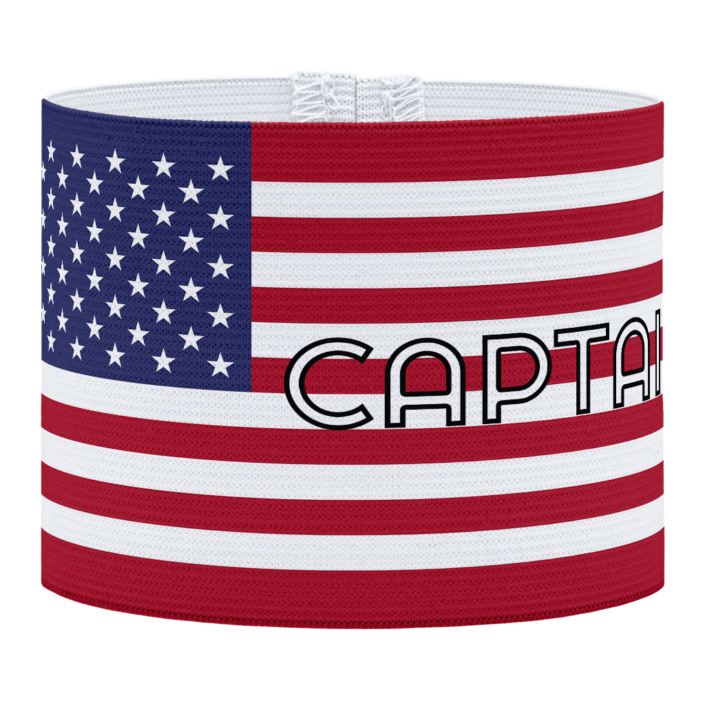 Amerikaanse aanvoerdersband, aanvoerdersband in het Amerikaans, voetbal, Aanvoerdersband, captain armband specialist, de aanvoerdersband specialist, hockey, volleybal, met klittenband aansluiting, met standaard stiknaad, gepersonaliseerde aanvoerdersband, aanvoerdersband kopen, aanvoerdersband ontwerpen, aanvoerdersband bedrukken