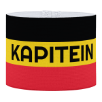 Kapitein aanvoerdersband, aanvoerdersband België, Belgische aanvoerdersband, voetbal, Aanvoerdersband, captain armband specialist, de aanvoerdersband specialist, hockey, volleybal, met klittenband aansluiting, met standaard stiknaad, gepersonaliseerde aanvoerdersband, aanvoerdersband kopen, aanvoerdersband ontwerpen, aanvoerdersband bedrukken