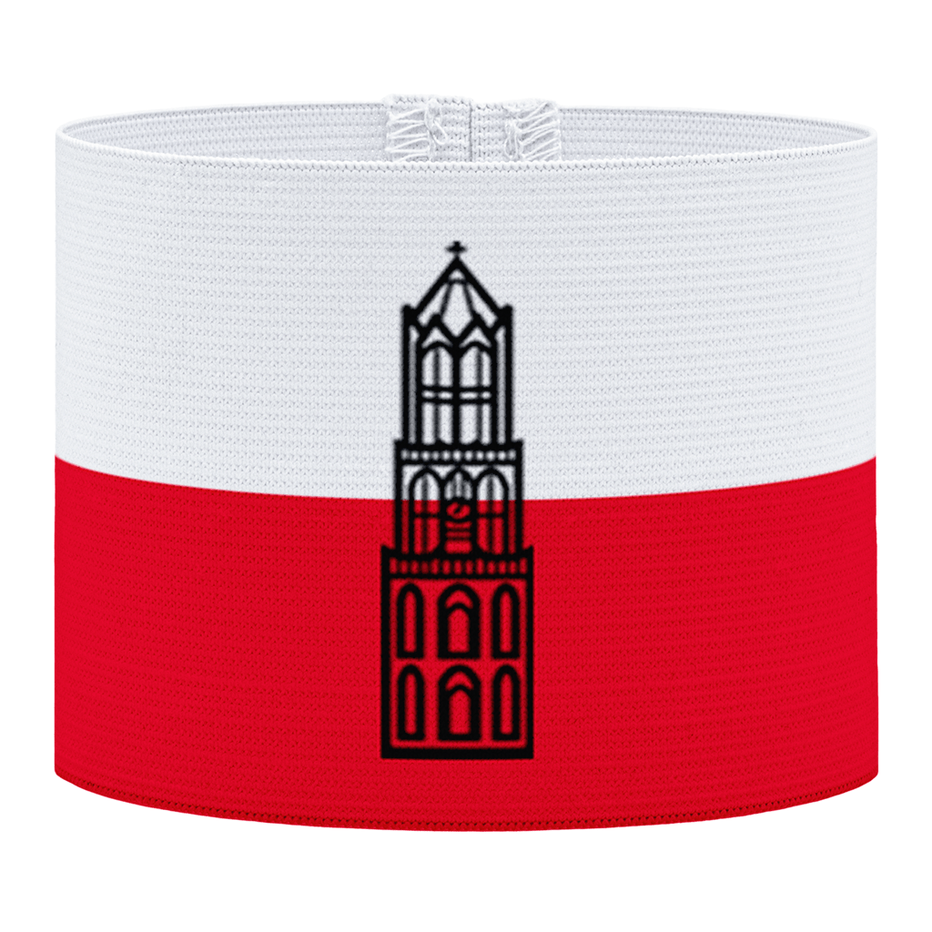 Utrecht, fc Utrecht, domtoren, voetbal, Aanvoerdersband, captain armband specialist, de aanvoerdersband specialist, hockey, volleybal, met klittenband aansluiting, met standaard stiknaad, gepersonaliseerde aanvoerdersband, aanvoerdersband kopen, aanvoerdersband ontwerpen, aanvoerdersband bedrukken