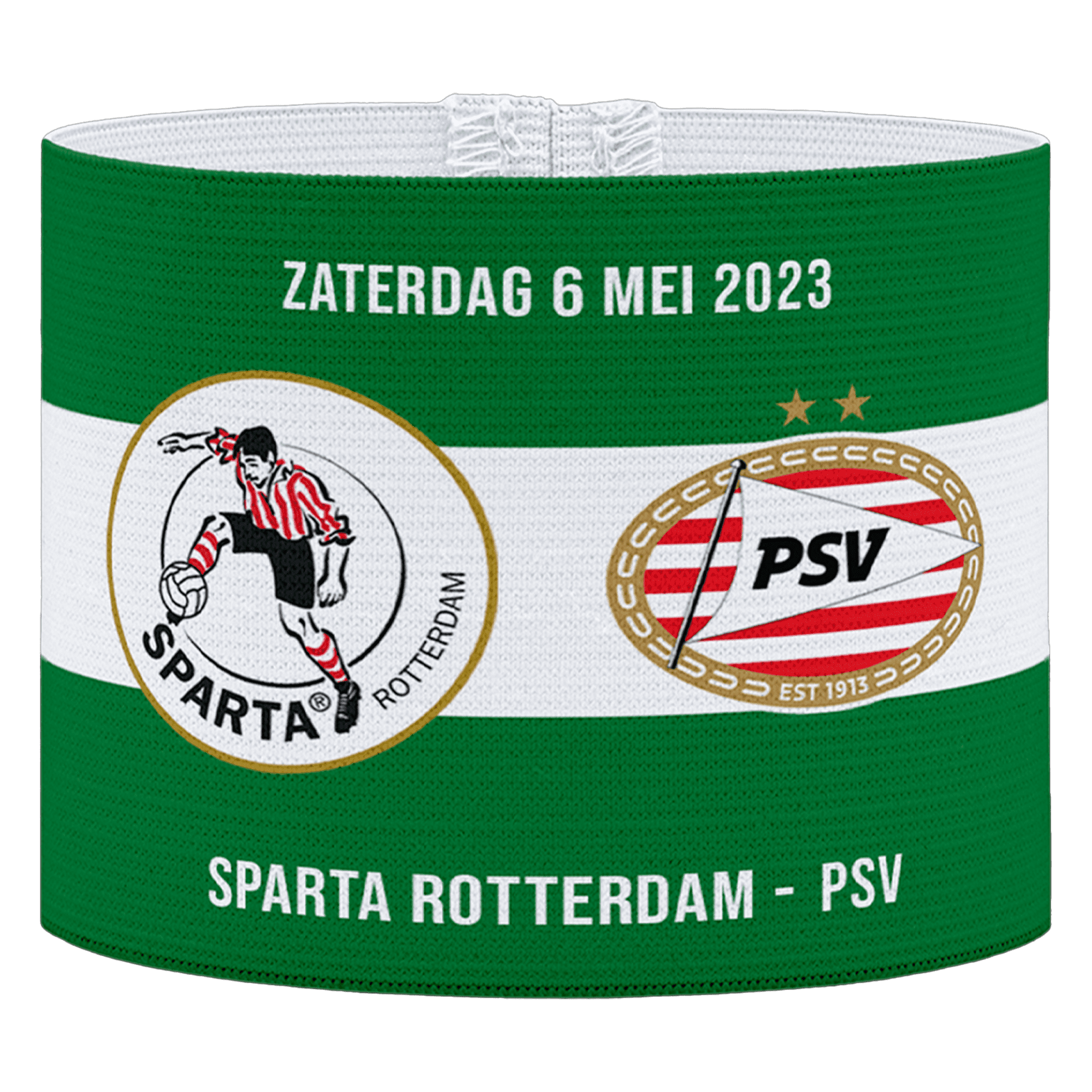 aanvoerdersbanden - sparta aanvoerdersband - sparta vs psv - aanvoerdersband ontwerpen - captain armband specialist - de aanvoerdersband specialist